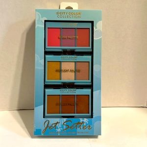 Trio Palette blush, highlighter and bronzer